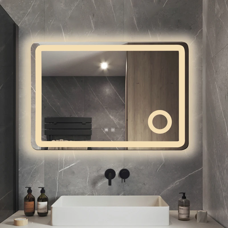 Лидер продаж настенное зеркало Сделано в Италии 106x70x8 см потертый светлый деревянный барокко прямоугольный Biscottini для дома