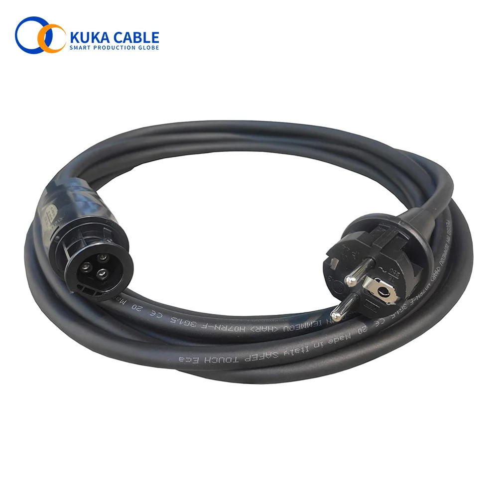 BC01 3Pin Female Connector H07RN-F 3G1.5 VDE Cable Micro Inverter Solar Panel AC Extension Cable