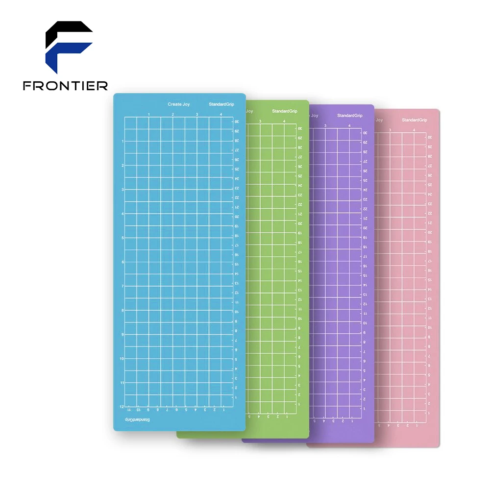 UV color printing PVC Vinyl Crafting Cutting mat sticky Cutting Mat 12*4.5 inch Mat for Cricut