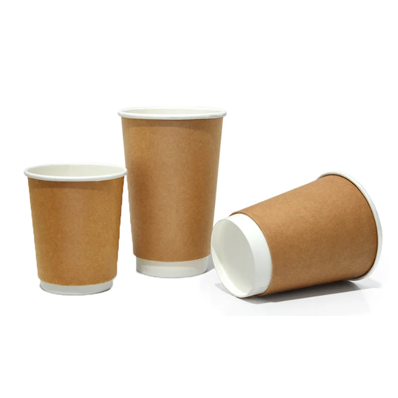 
1oz 2oz 64oz u shape disposable kraft paper cup drucker parts double wall 