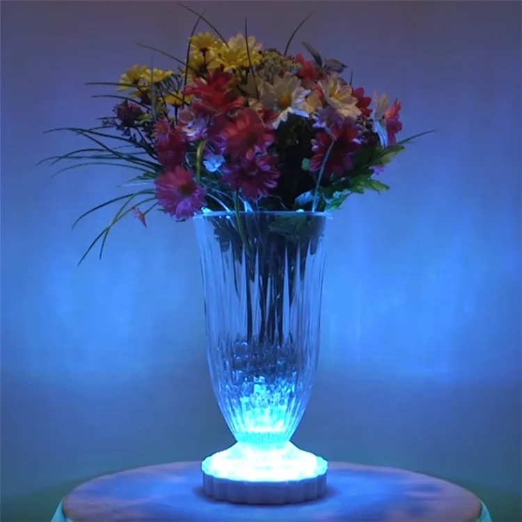 RGB круглая Свадебная настольная декоративная Основа 15 см для стеклянной вазы