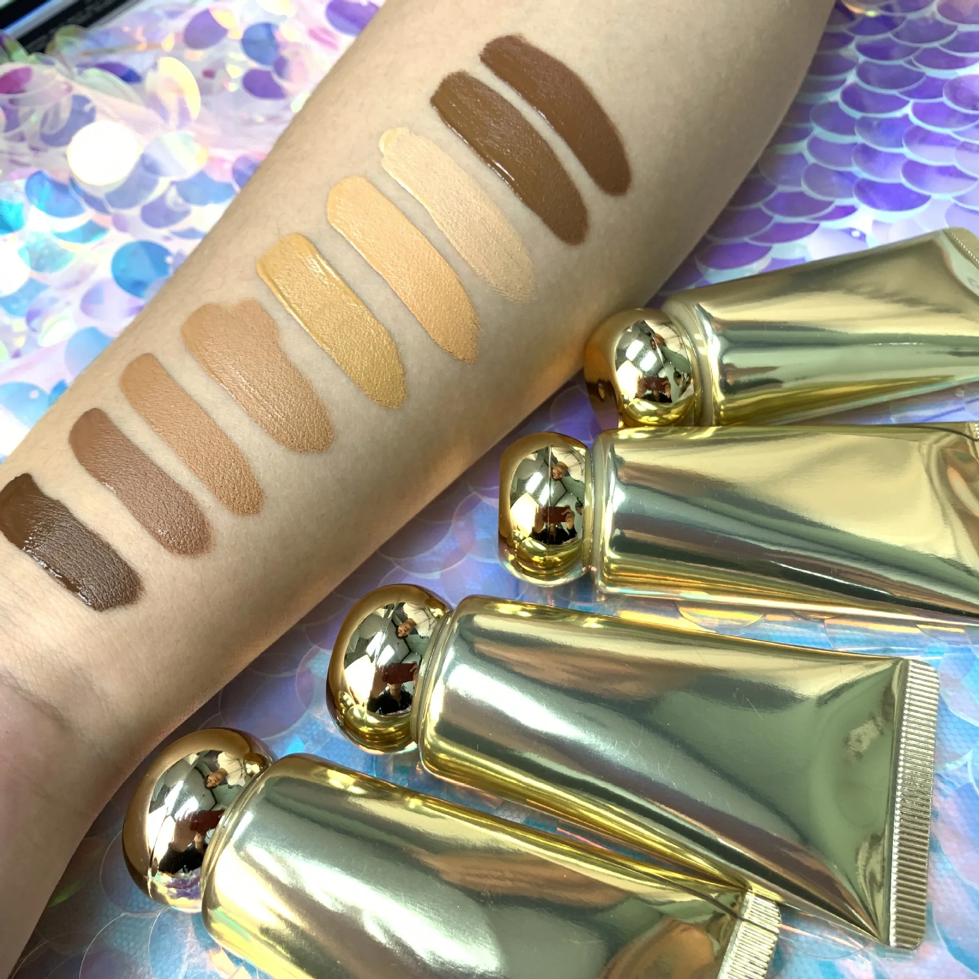 Natural Cosmetics Manufacturers Custom OEM Long Lasting Waterproof Natural Concealer Face Makeup Liquid Private Label Foundation