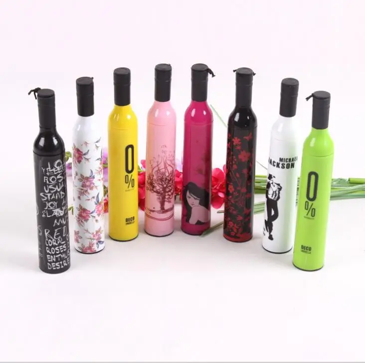 
Customized gift advertising wine bottle umbrella 