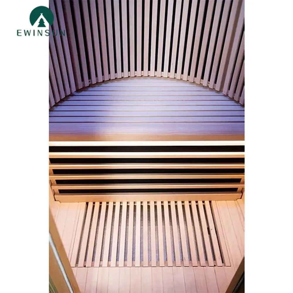 Ewinsun Indoor 1 Person Use Infrared Sauna Tent With Touch Control Panel Indoor Barrel Sauna