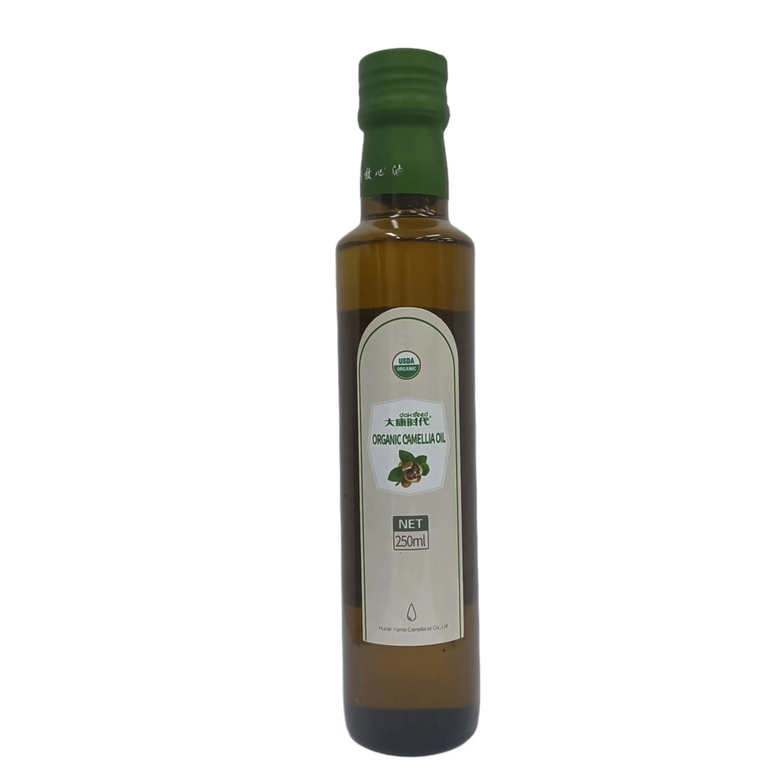 USDA Organic certified pure cold pressed camellia oil 250ml