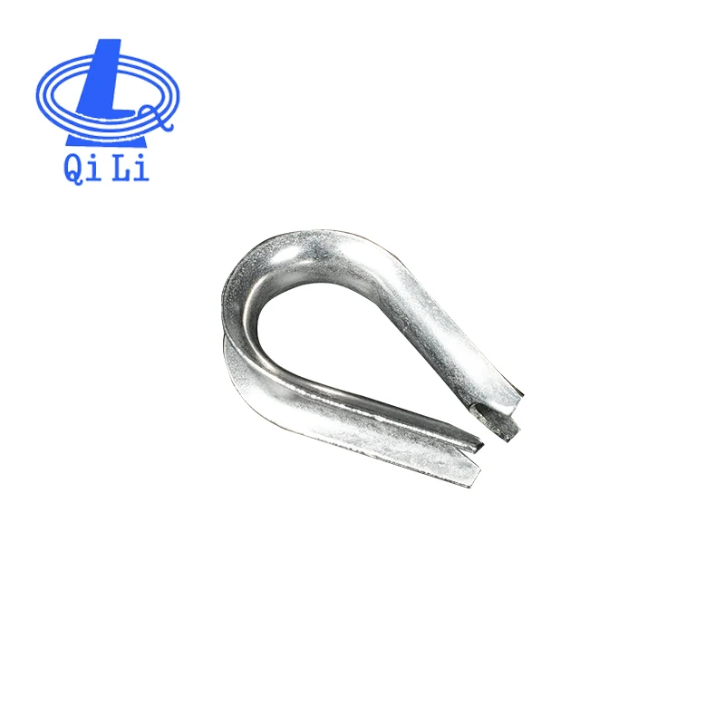 Thimble Standard Stainless 316 G411 H Wire Rope Us Type steel wire rope Thimble