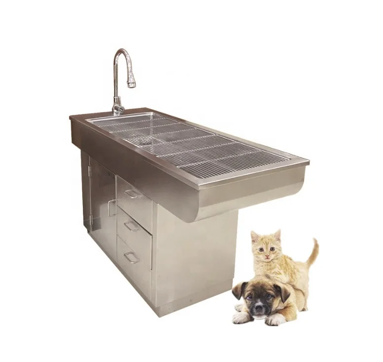 Veterinary  clinic Stainless Steel surgical medical treatment operation table
