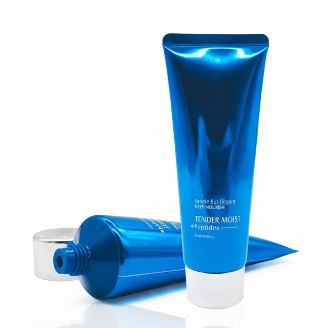 100ml press type emulsion cosmetic hand cream plastic soft tube