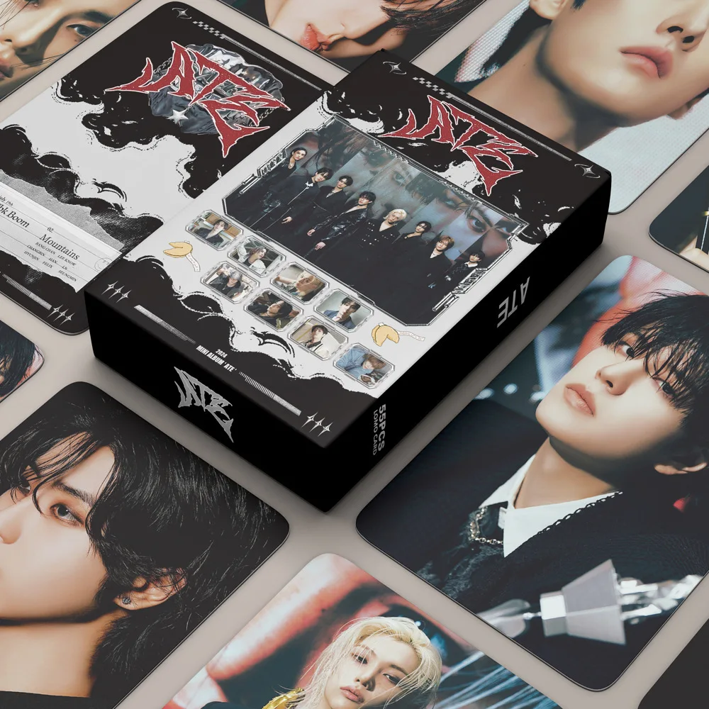 Фондовый альбом для камбэка 55 Straykids съел Хван Хён-Чен Ли Йонг-бок Банг Чан ЛОМО открытка