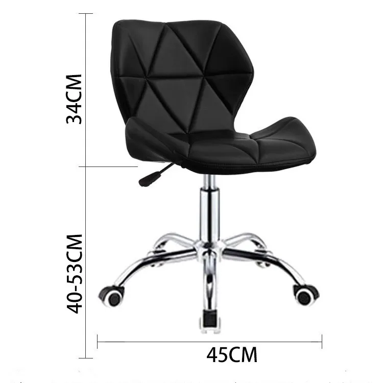 Hot Sale Silla De Rueds Upholstered Computer Chair Gas Lift Pu Leather Swivel Chairs Adjustable Office