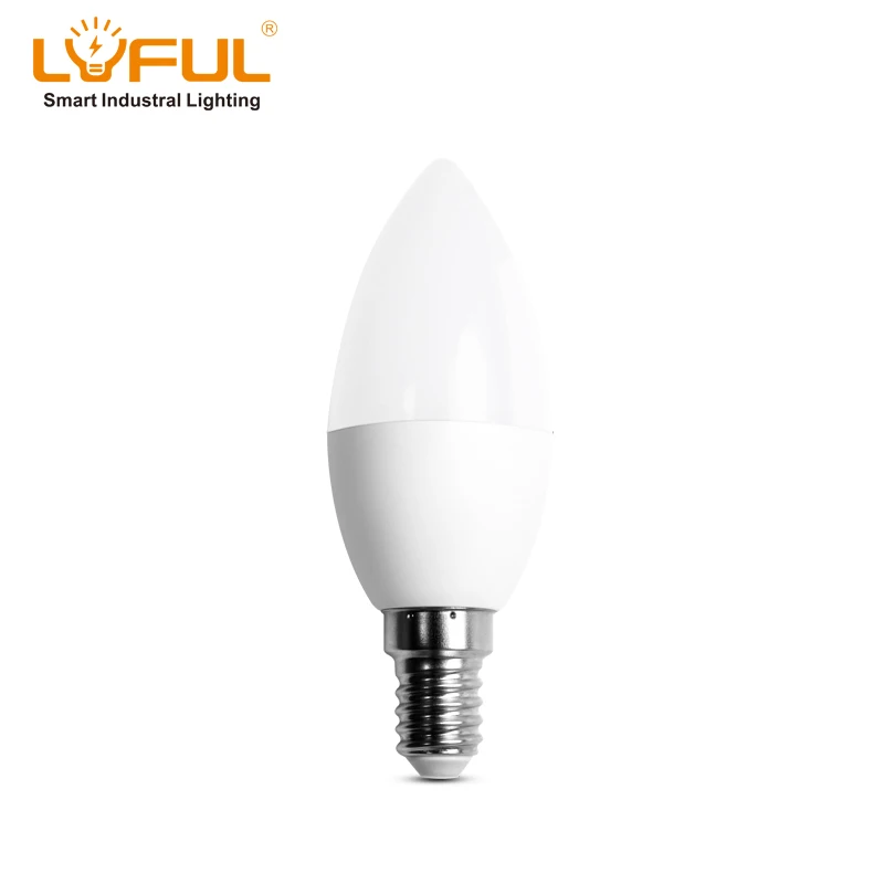 Led Candle Lights E27 E14 Cheap Mini Mirror Led Candle Bulb China for Decoration 3W 5W 6W 7W Lighting and Circuitry Design ROHS