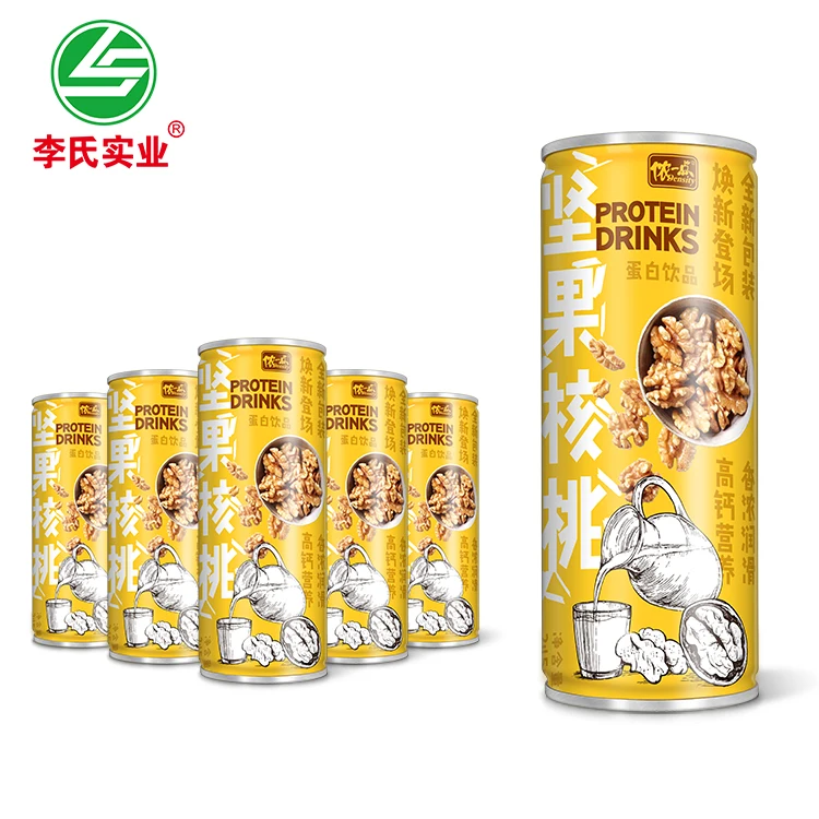 Вкусные Свежие выдавливаемые белковые добавки LISHI консервированные 245 мл 72 в коробке орех белок
