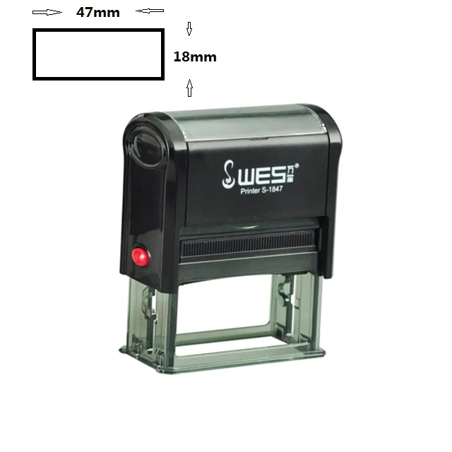 Customization stamp WES S-1847 self-inking stamp for office use rubber stamp