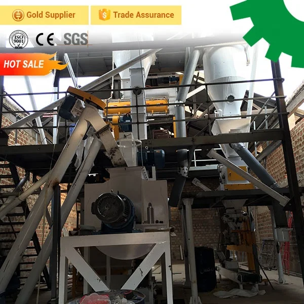 1 ton per hour turnkey business plan small poultry animal feed pellet processing plant project uses feed pellet production line