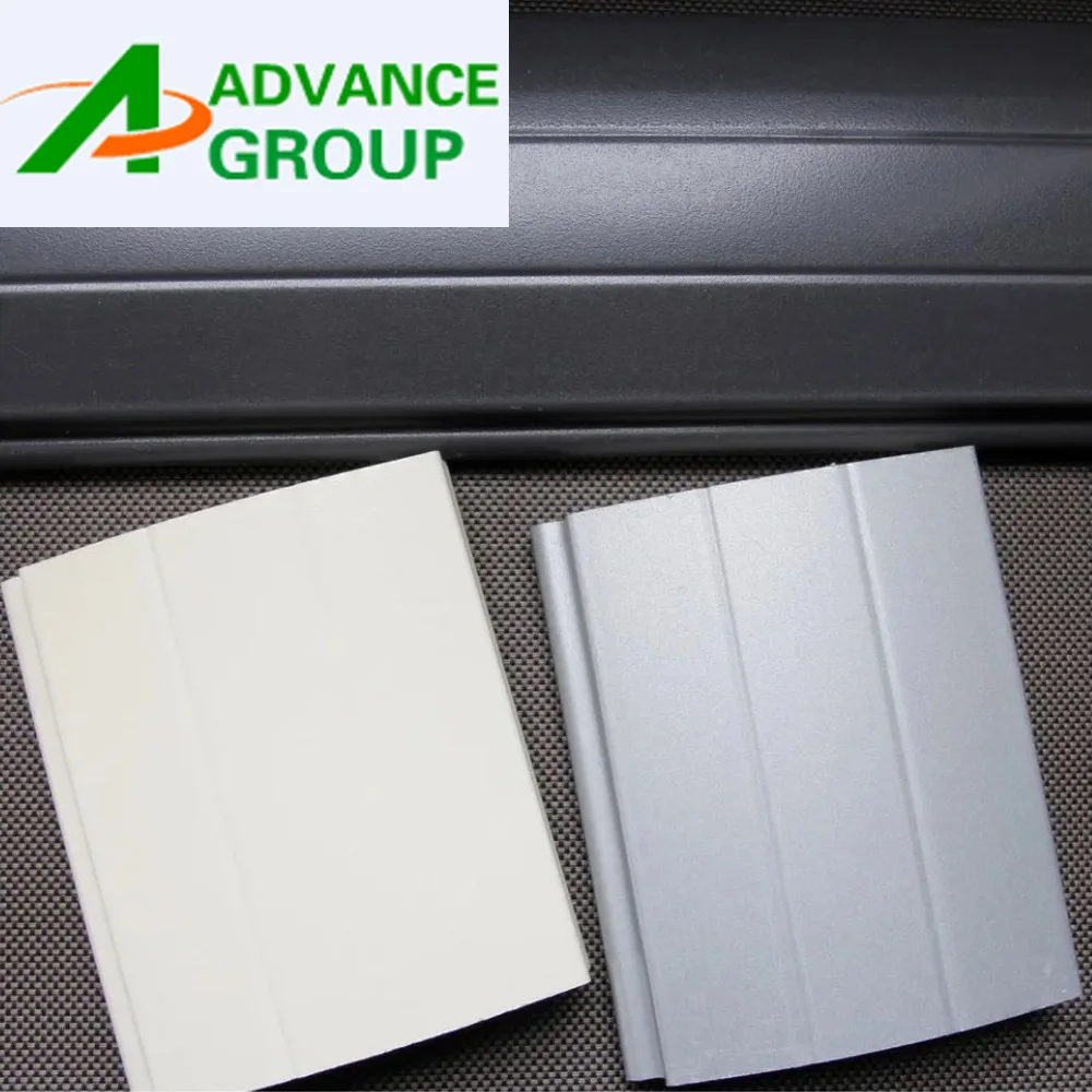 Metal Extrusion Profile 55mm Aluminum Foam Filled Shutter Slat for Roller Shutter Door