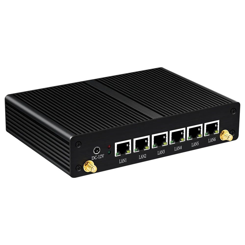  Сетевой маршрутизатор PfSense брандмауэр OPNSense VPN 6 гигабит Ethernet NICs мини-ПК компьютер inteceleren 2955U Core i3 5010U i5