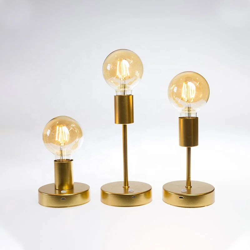Kanlong Golden LED home decoration table lamp with G80 edison bulb