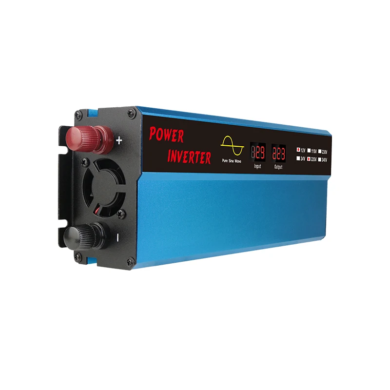 New model 1000W 2000W Inversor Onda Pura Inverter 12 V To 220 V Pure Sine Wave 2000W Inverter Generator power inverter