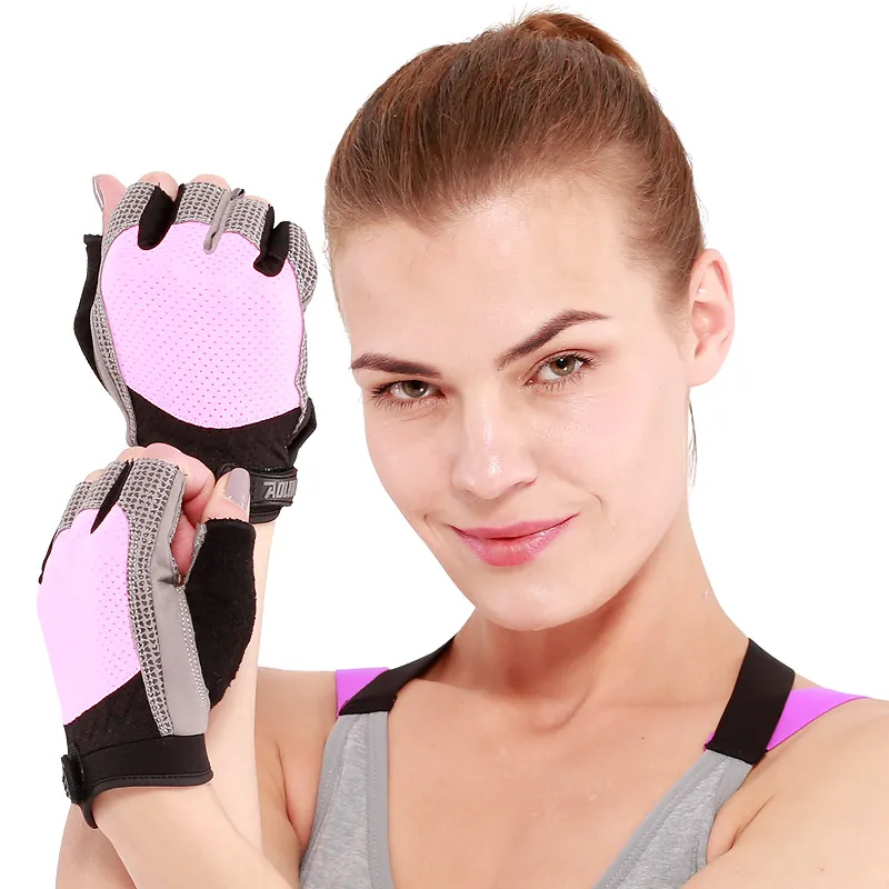 Aolikes gloves for gym workout gym fitness dumbbell grip gloves