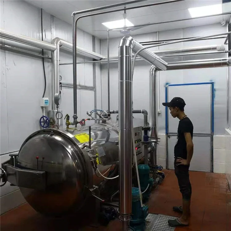 CE Approved Horizontal Industrial Autoclave For Food Processing