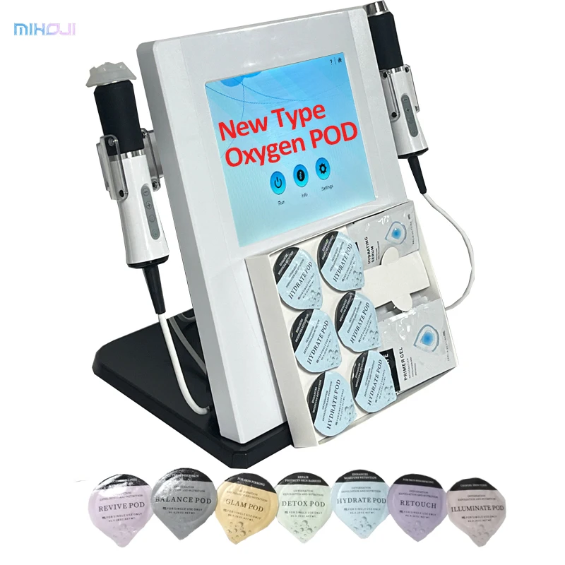 2023 new CO2 small bubble machine consumables kits serum oxygen pods for oxygen oxygenation jet peel facial machine