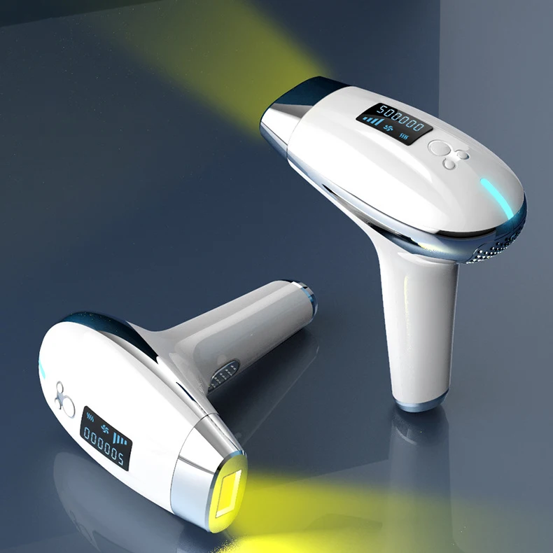 
2021 Portable Painless Self-cleaning Fur Remover Epilator Face Trimmer IPL Hair Removal Device Laser Permanently Hair Removal 