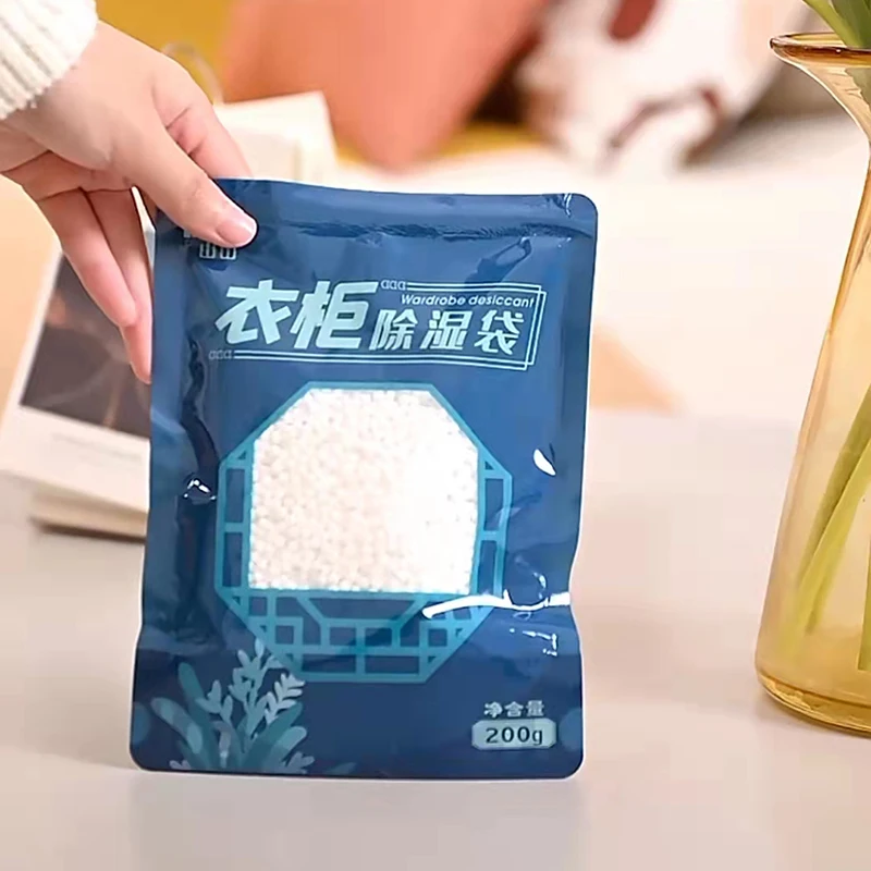 Wardrobe Use Dehumidification Bag Vertical Moisture Absorber Bag Calcium Chloride Desiccant