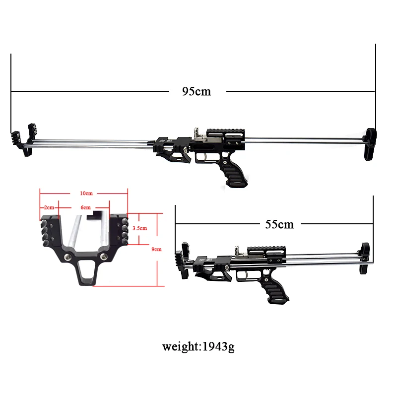 Outdoor hunting slingshot slingshot high quality powerful slingshot retractable
