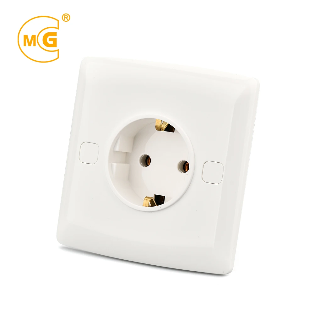 16A Schuko Socket Outlet Type F German Eu wall Plug socket 250V