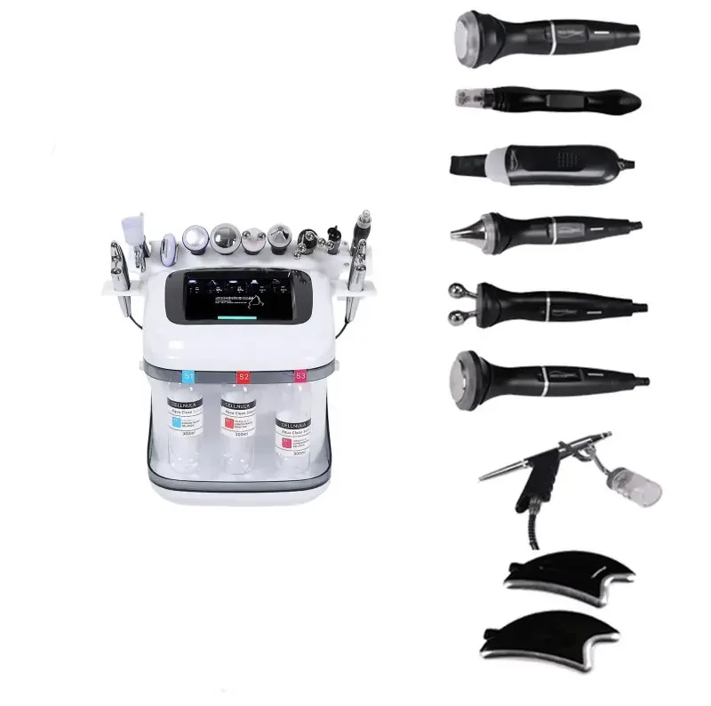 Black Pearl 10 in 1 Facial Beauty Instrument Integrated Skin Care Products Beauty Salon Instrument Skin Cleaning Skin Lightening