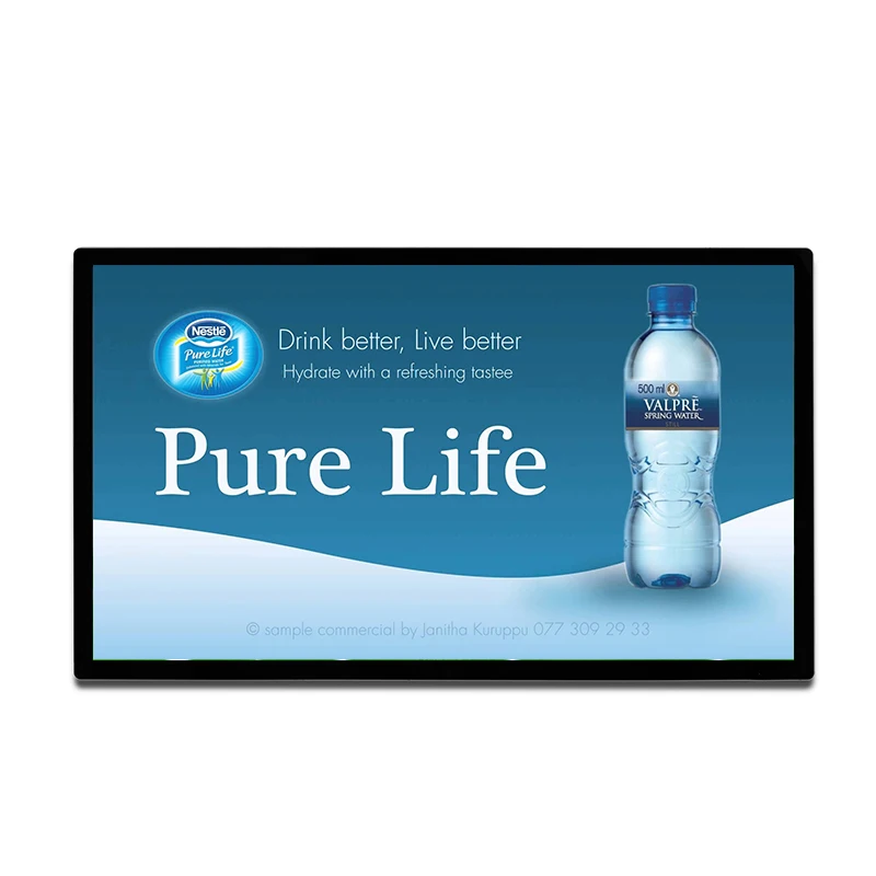 32 43 49 55 65 Inch Wall Mounted LCD Commercial Advertising Display Touch Screen Monitor Ads Digital Signage and Displays Totem