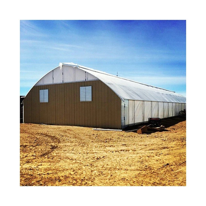 
Agrotime greenhouse with blackout system low cost hot dip galvanized steel green house 