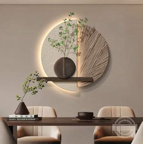 Ресторан декоративная живопись продвинутый смысл фон настенная трехмерная гостиная