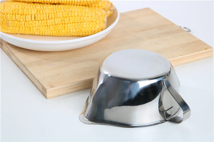 kitchen accessories 304 Stainless Steel Oil Strainer Soup Grease Separate Bowl Filter Oil Creative Kitchen Gadgets for health