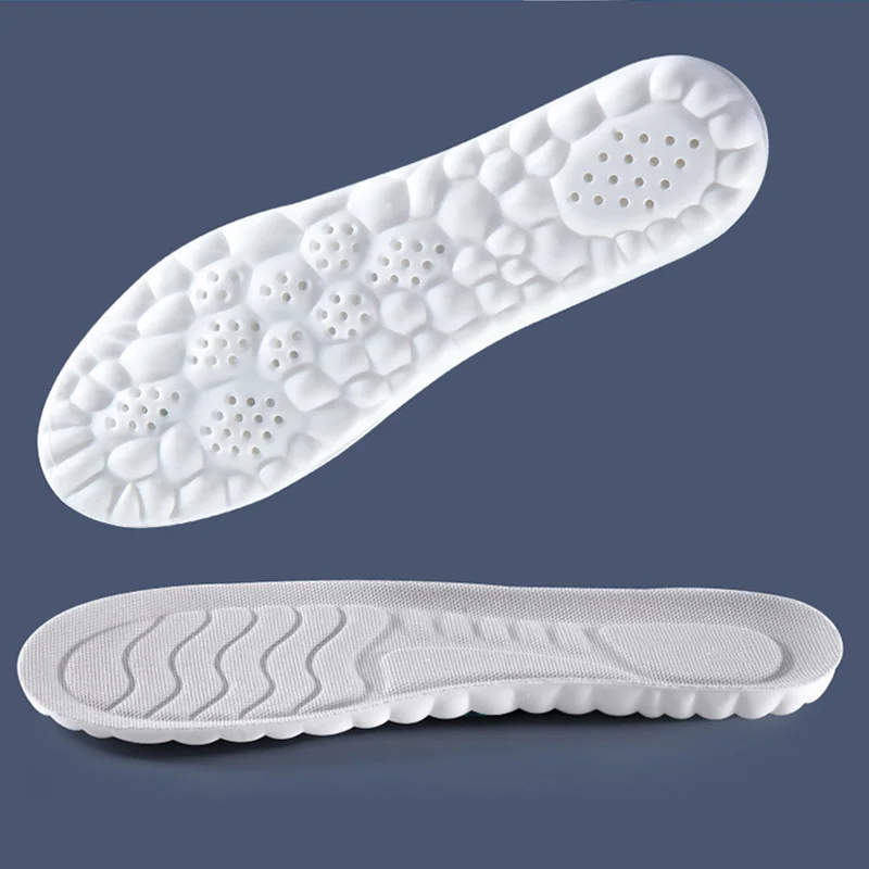 Sweat absorbent breathable material Light run-up super soft arch support sports insoles