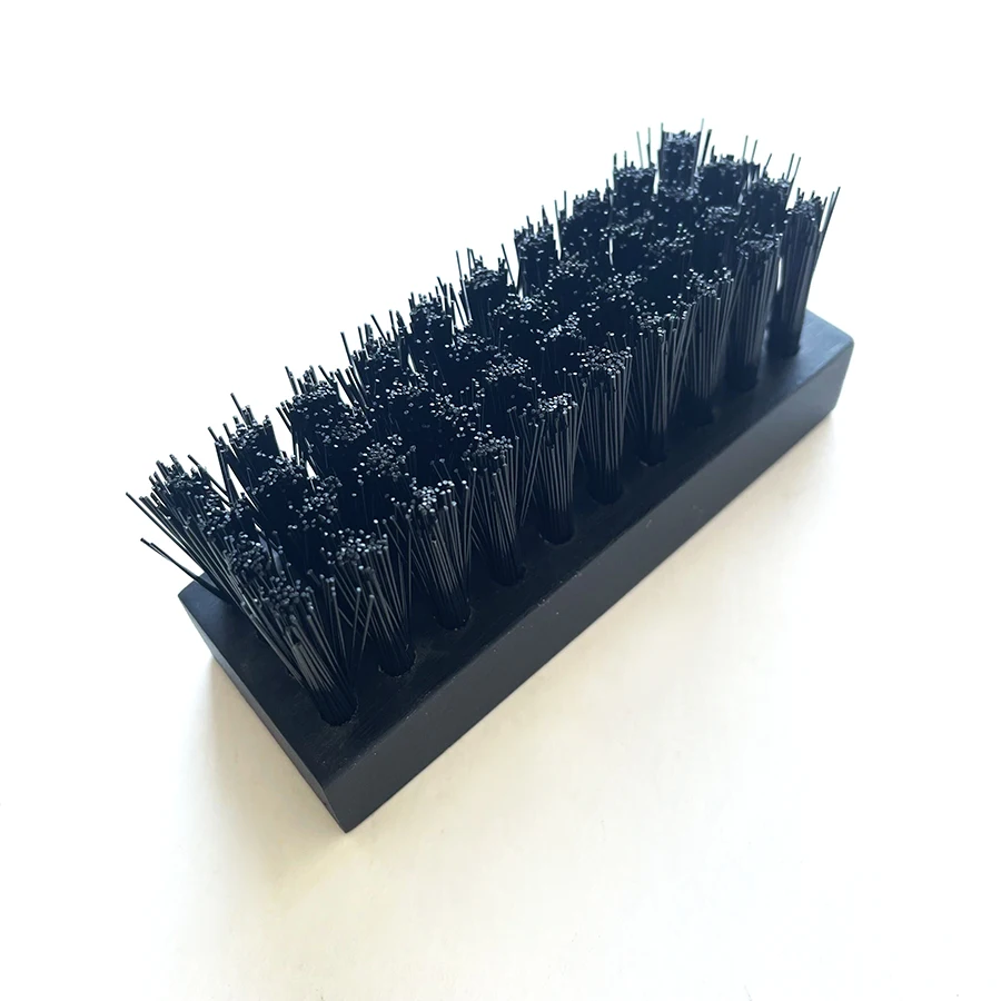 customized bristle hair nylon hair wooden shoe cleaner sneaker cleaning brush