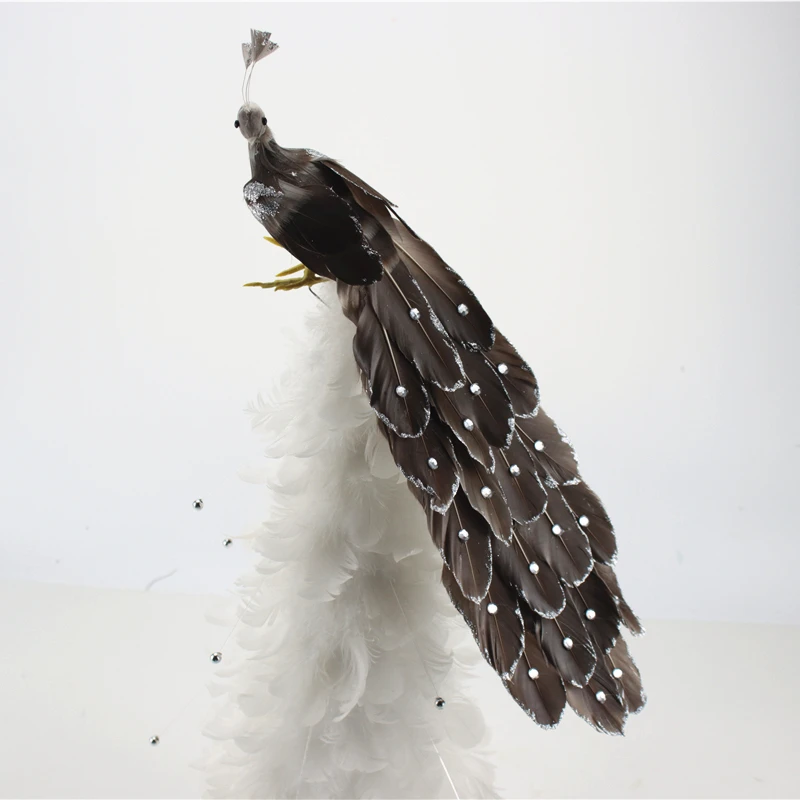 2020 hot sell Feather simulation Peacock party decoration Feather Peacock