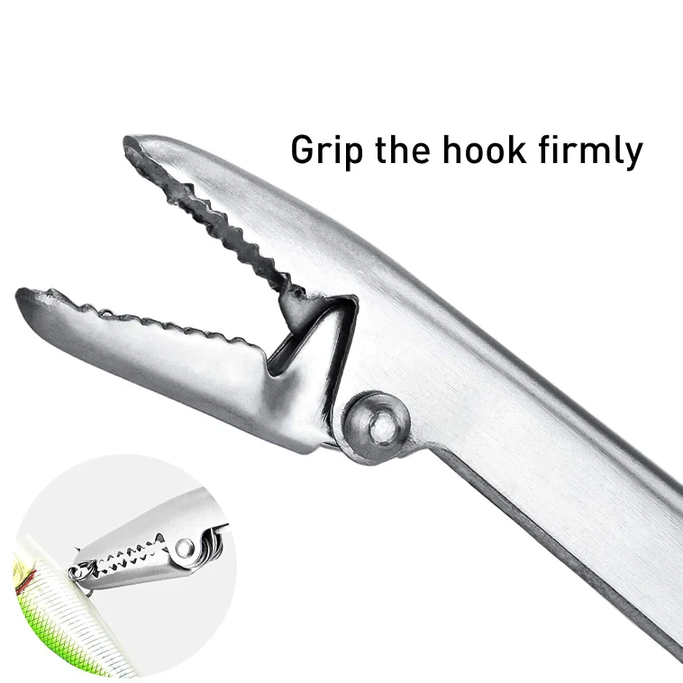 Stainless Steel Fish Hook Remover Fishing Extractor Freshwater and Saltwater Hooker Tool for Fishing, 11-1/2 inch