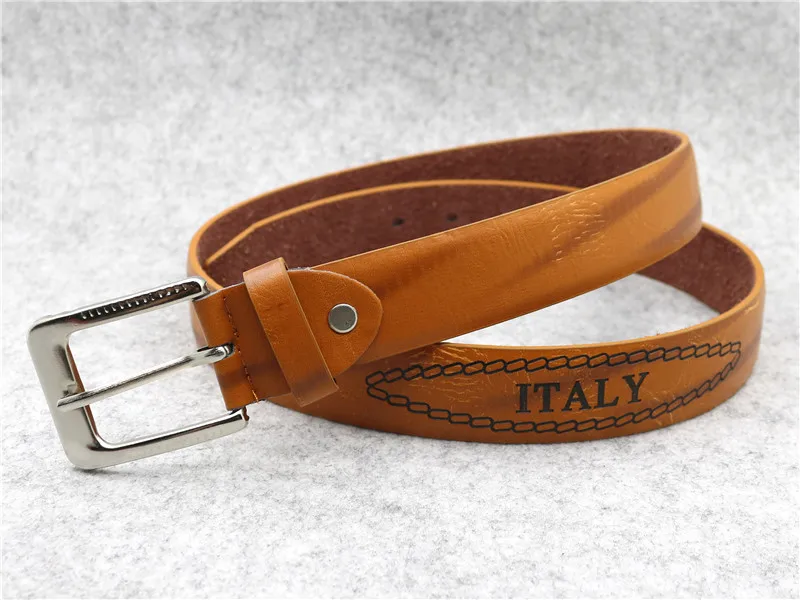 30MM Belts Mens Pin Buckle Belt wholesale PU belts for men iron buckle cheap custom design YiWu LQbelt Factory direct sale