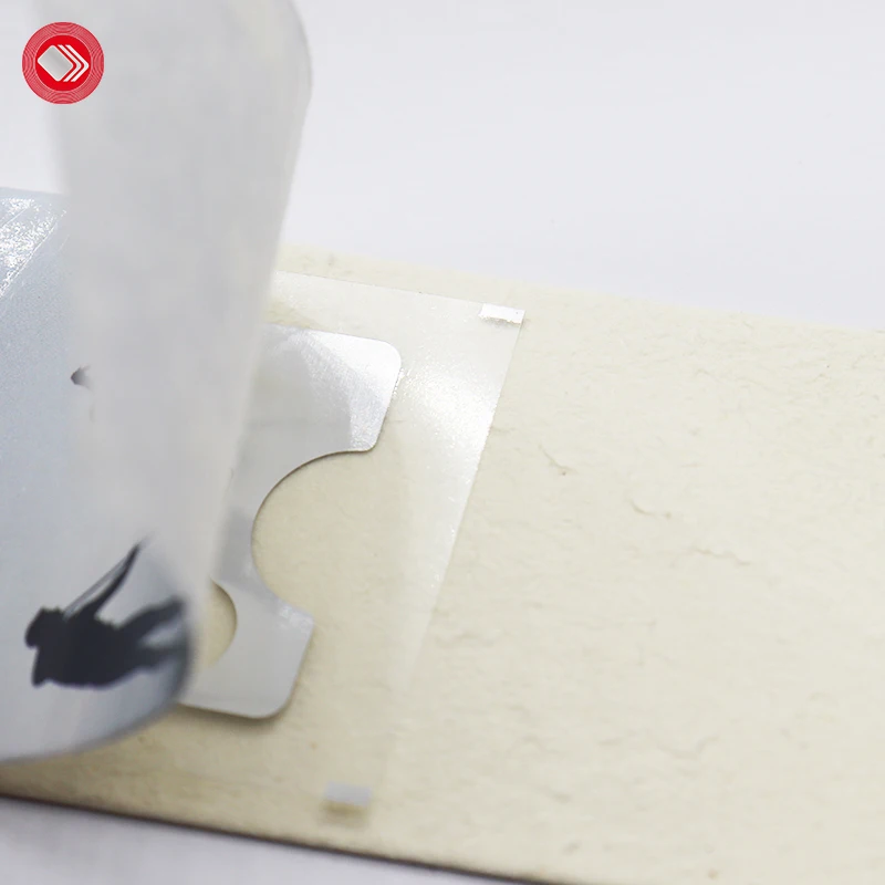 Custom RFID Hang Tag Paper Garment Access Control Card Straight Cut Silk Sreen Printable RFID UHF Garment Tag