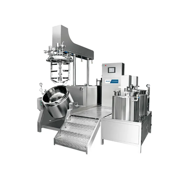 high speed hot sale 2022 vacuum homogenizing emulsifier cosmetic cream making machine vacuum emulsifier vacuum emuls homogenizer