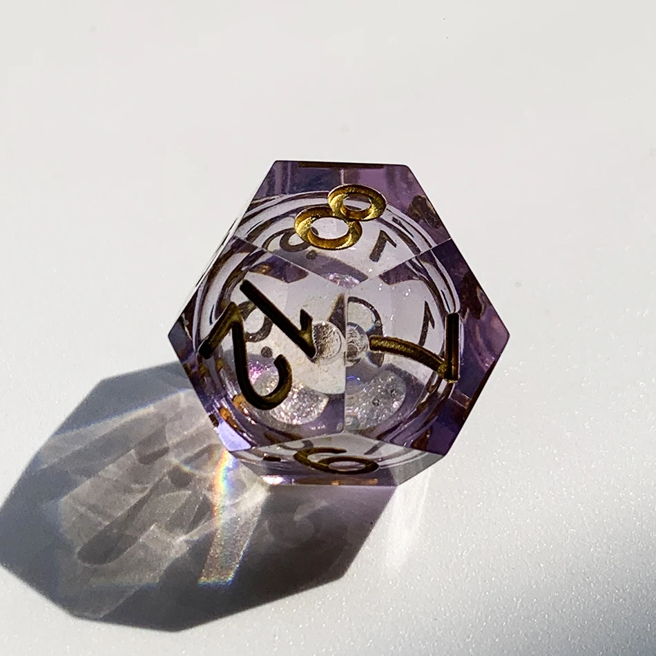 liquid core dice Used for Role-Playing dice Magic Pathfinder Game DND dice Set
