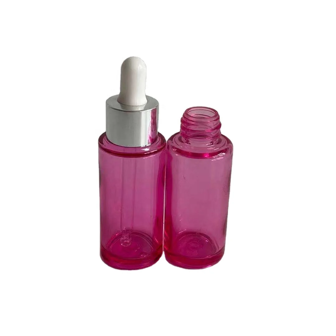 Grade Plastic Empty Cosmetic Luxury Green Cosmetic  Square Media Petg Bottle  With Cosmetic