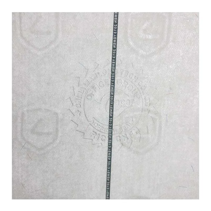 Watermark Paper with Security Thread Made from Virgin Wood Pulp with High Waterproof Used for UV Offset Printing