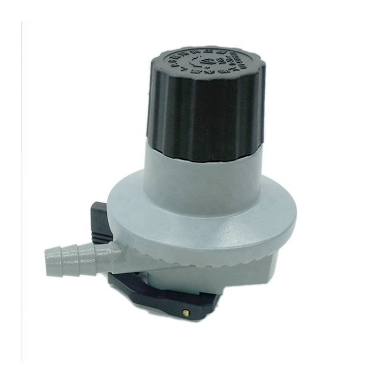 Hot selling high pressure brass lpg gas tank regulator with overflow cut off devices