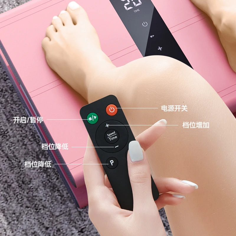 
exercise fitness body slimming with Bluetooth power spare parts crazy fit massage vibration plate machine 