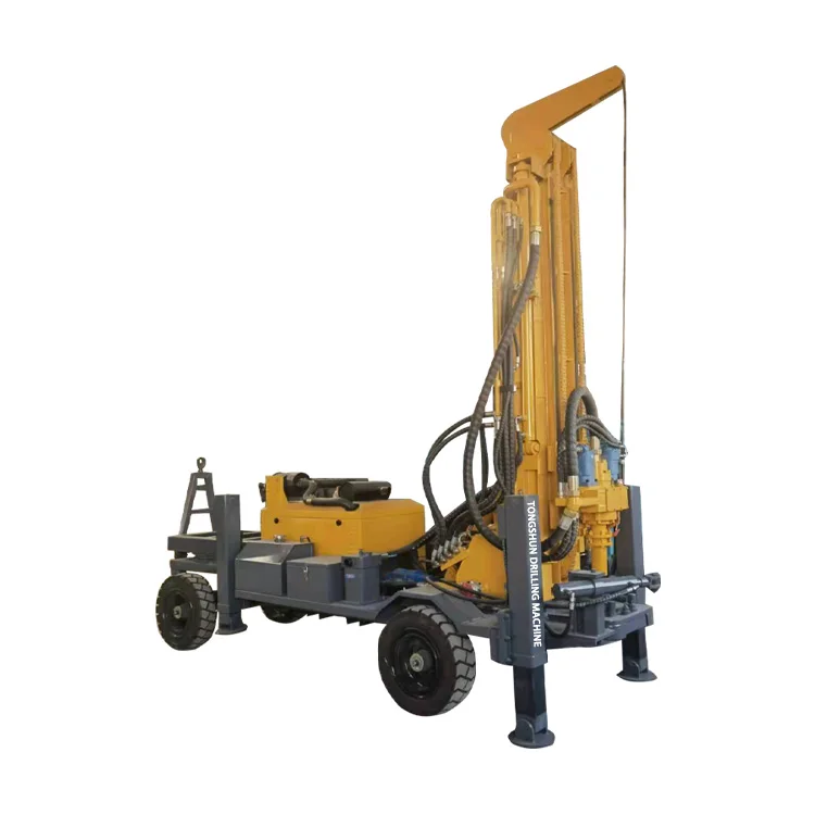 Cheap Small Portable Trailer Mounted Water Well Drilling Rigs Machine With Mud Pump Australia