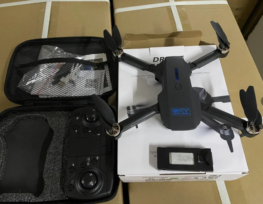 fast shipping stock now E88 Max Brushless UAV mini drone camera 4k aerial  remote control beginner drone