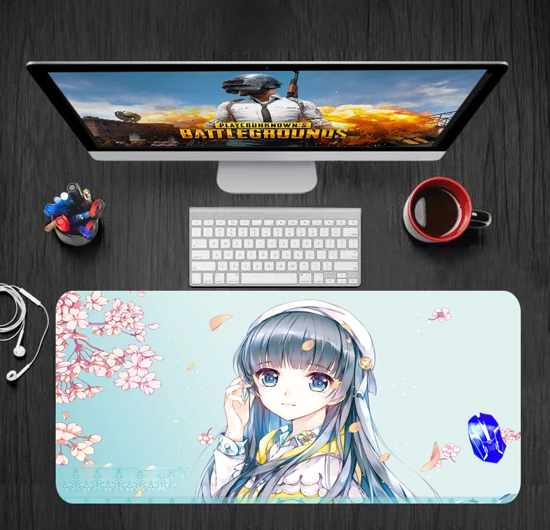 на заказ с нескользящей подошвой и водоотталкивающей поверхностью стол коврик японский мультфильм аниме 3d коврик для мыши