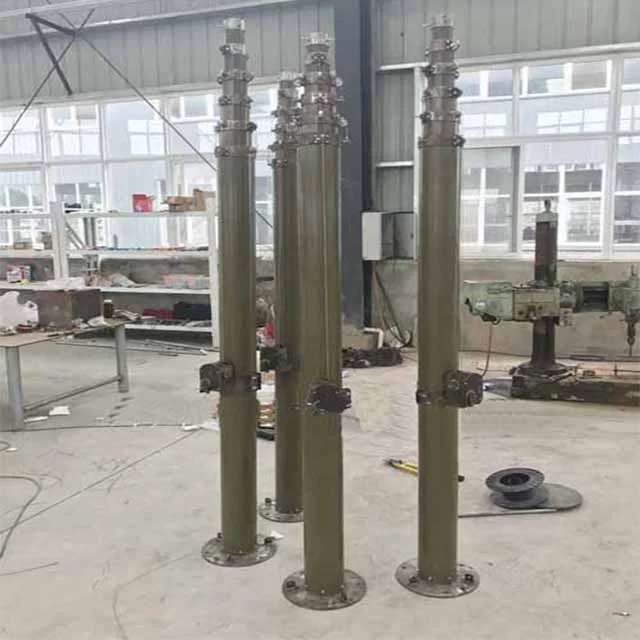 22m 25m 30m Mobile Telescopic Mast Tower Antenna Tower Mast with Guy Wire